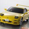 Kyosho First Mini-Z 1/28 Mazda Savanna RX-7 FD3S Yellow 66603A - Afbeelding 3