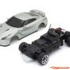Kyosho First Mini-Z 1/28 Nissan GT-R R35 Silver 66608A - Afbeelding 7