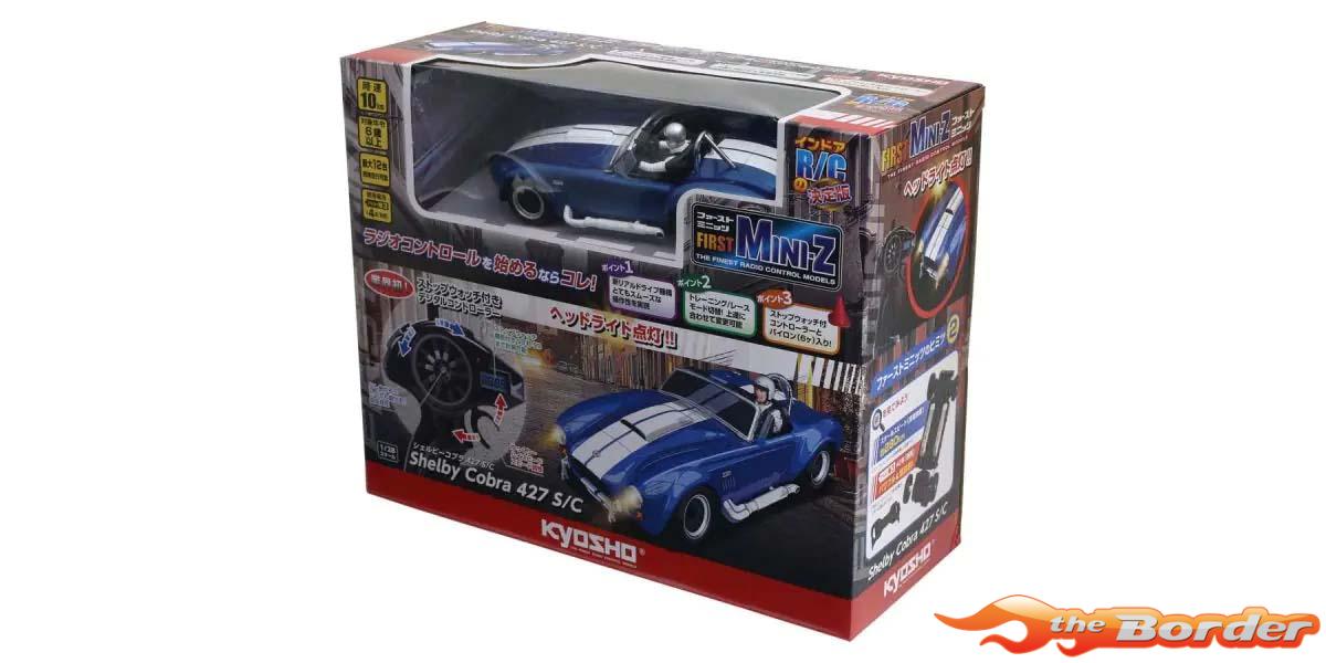 Kyosho First Mini-Z 1/28 Shelby Cobra 427 S/C 1960 Blue 66610A
