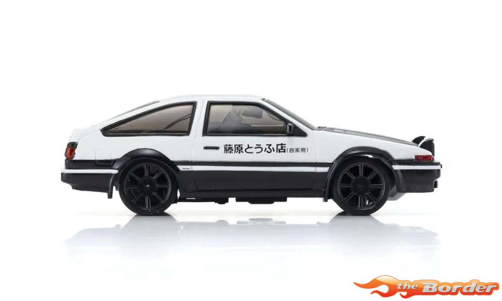 Kyosho First Mini-Z 1/28 Toyota Initial-D Sprinter Trueno AE86 White 66617A - Afbeelding 5
