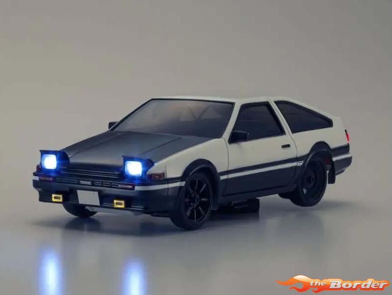 Kyosho First Mini-Z 1/28 Toyota Initial-D Sprinter Trueno AE86 White 66617A - Afbeelding 6