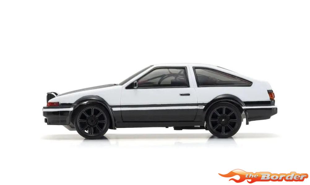 Kyosho First Mini-Z 1/28 Toyota Sprinter Trueno AE86 White 66612A - Afbeelding 5