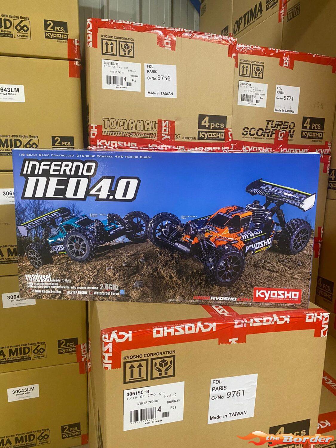 Kyosho Inferno Neo 4.0 Nitro Readyset Red 1/8 4WD Buggy RTR 33029T1B