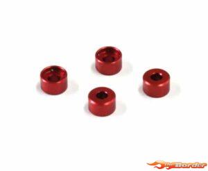 Kyosho Mini-Z MR03 Aluminium Collar for MZW418 (4) 3.0mm Red MZW418-30B