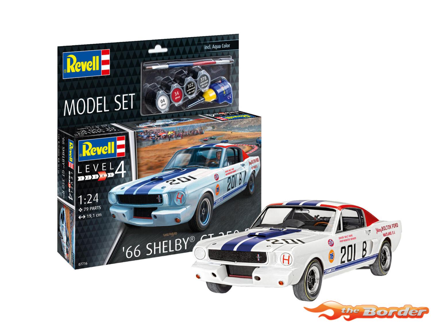 Revell 1965 Shelby GT 350R Modelbouwpakket + Verf 1/24 67716