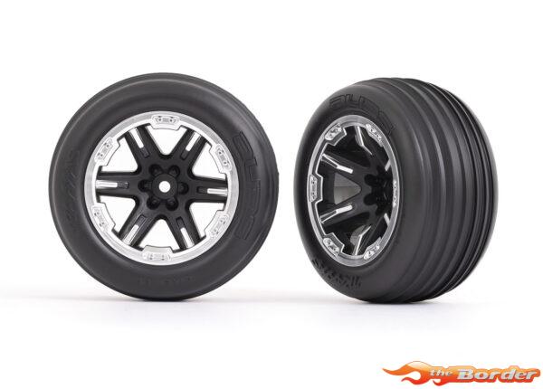 Traxxas Tires Preglued 2WD Front for Rustler 3771X