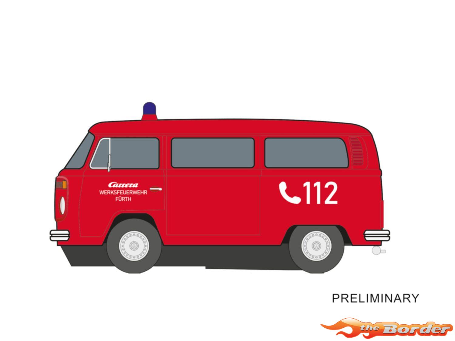 Carrera 132 Digital VW Bus T2b ''Feuerwehr'' 32083 - Afbeelding 2