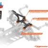 XRAY X4F 2026 Specs Frontie - 2WD Touring Car Kit FWD 300205 - Afbeelding 3