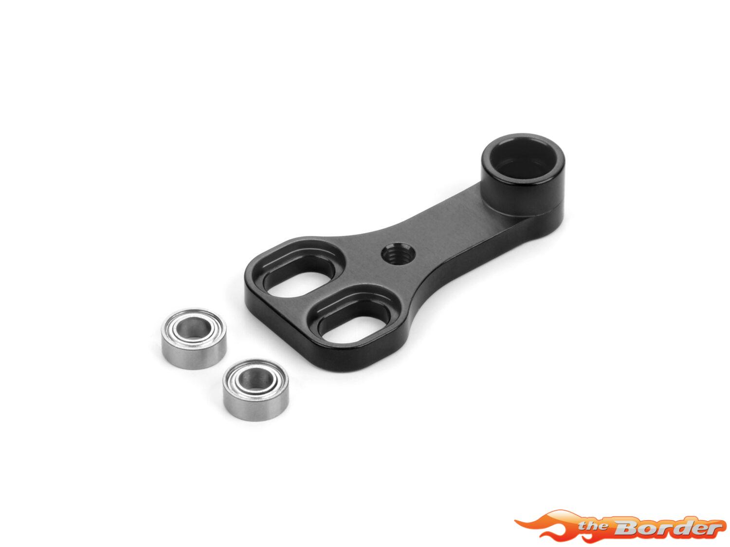 XRAY X4F Adjustable Alu Servo Saver Arm - Black - Swiss 7075 T6 302528