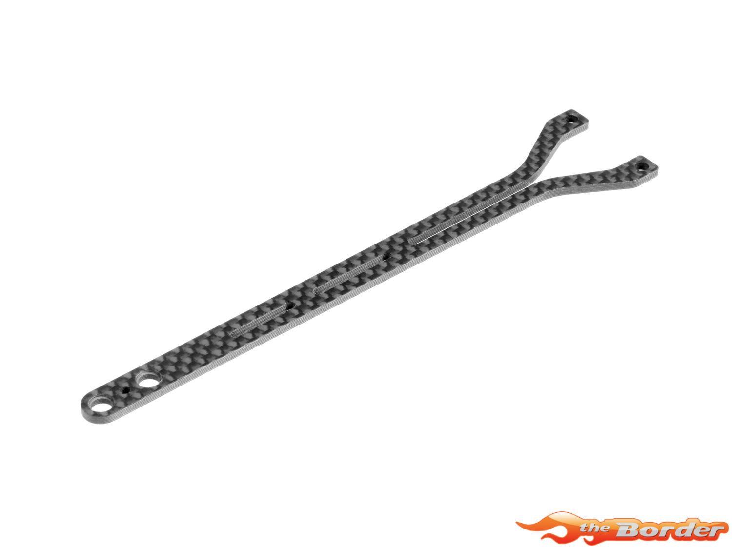 XRAY X4F Carbon Upper Deck - Split Rear Open 2.0mm 301086