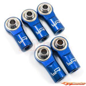 Yeah Racing Aluminum M3 Rod Ends (5pcs) Blue YA-0550DB