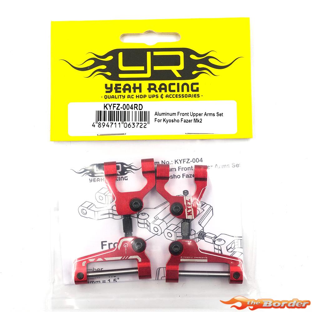 Yeah Racing Alum. Front Upper Arms Set for Fazer MK2 KYFZ-004RD - Afbeelding 6