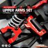 Yeah Racing Alum. Front Upper Arms Set for Fazer MK2 KYFZ-004RD - Afbeelding 3