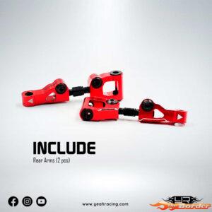 Yeah Racing Alum. Rear Upper Arms Set for Fazer MK2 KYFZ-005RD