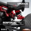Yeah Racing Alum. Rear Upper Arms Set for Fazer MK2 KYFZ-005RD - Afbeelding 3