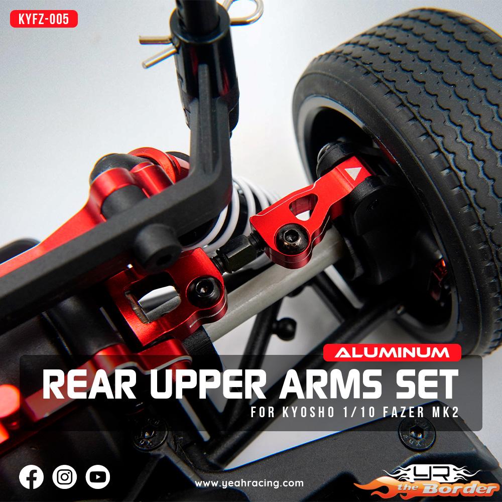 Yeah Racing Alum. Rear Upper Arms Set for Fazer MK2 KYFZ-005RD - Afbeelding 2