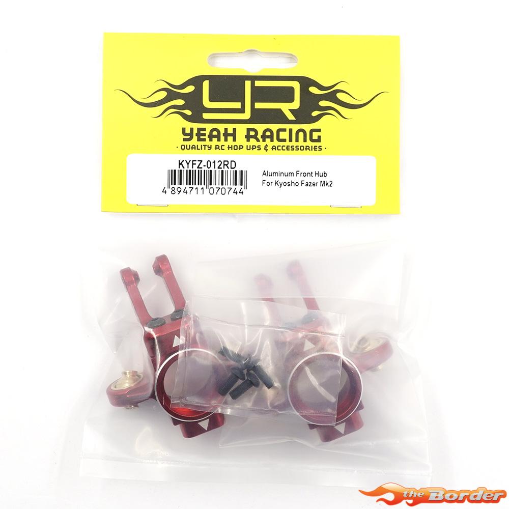 Yeah Racing Alum. Front Hub for Fazer MK2 KYFZ-012RD - Afbeelding 3