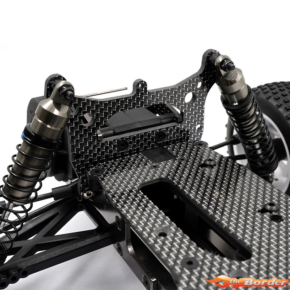 Yeah Racing Carbon Front & Rear Shock Tower Optima Mid Pro KYOP-028BK/S - Afbeelding 4