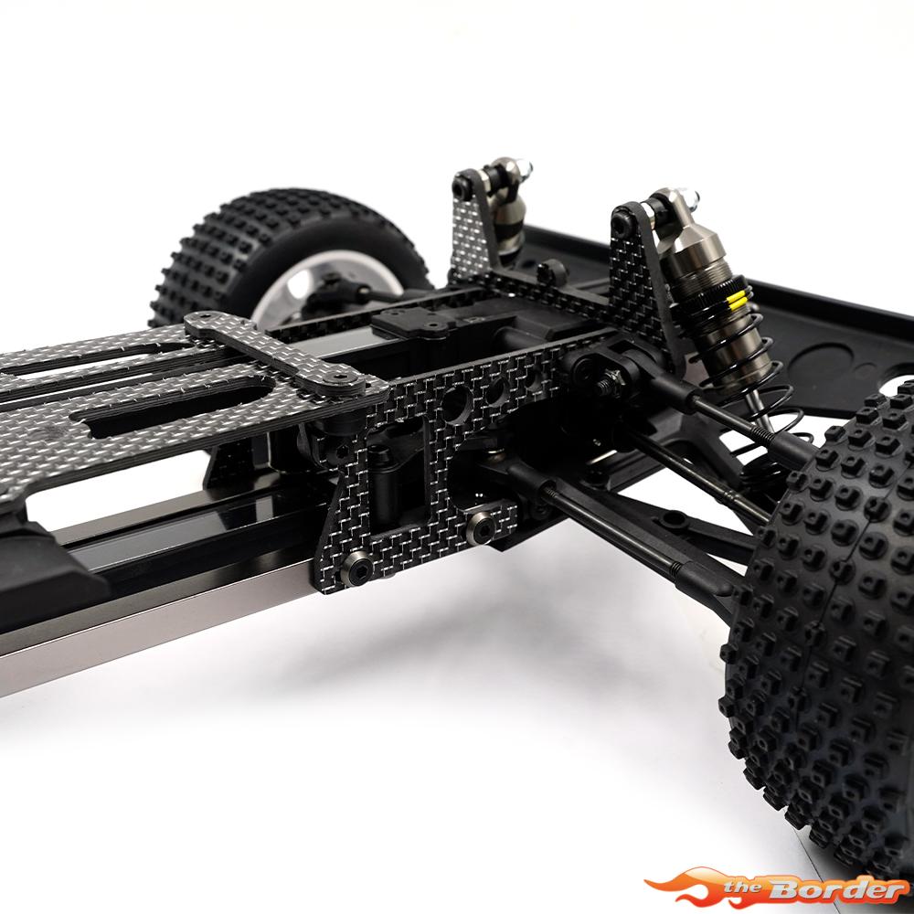 Yeah Racing Carbon Front & Rear Shock Tower Optima Mid Pro KYOP-028BK/S - Afbeelding 6
