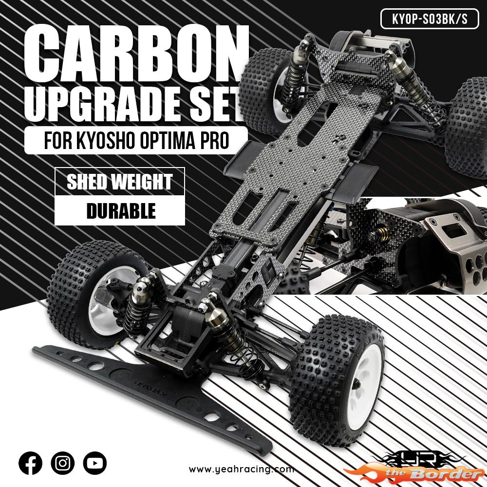 Yeah Racing Carbon UpGrade Set Kyosho Optima Pro KYOP-S03BK/S