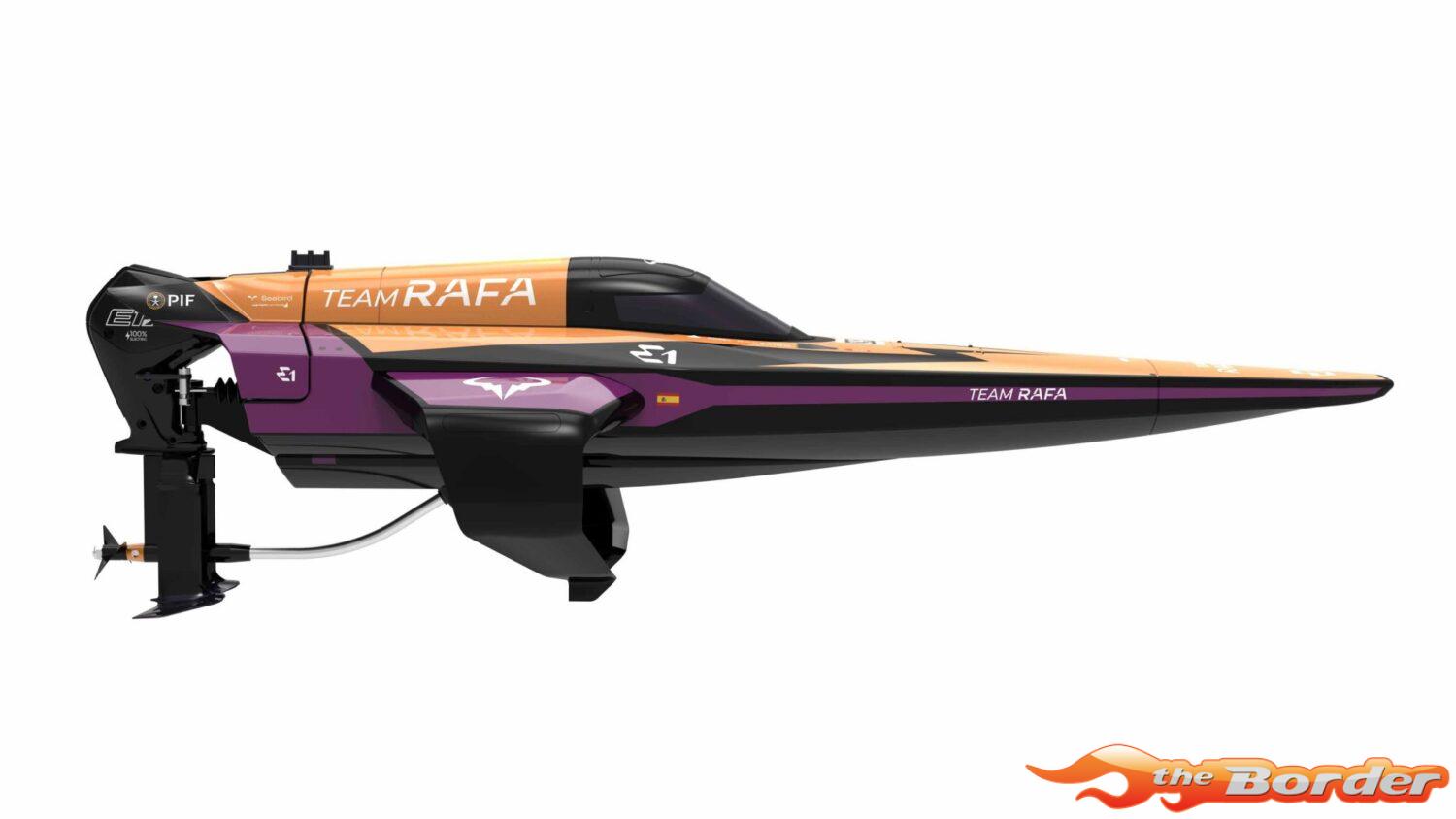 Joysway E1 RaceBird 545mm RTR Hydrofoil Boat Team RAFA JW8608RAFA - Afbeelding 2
