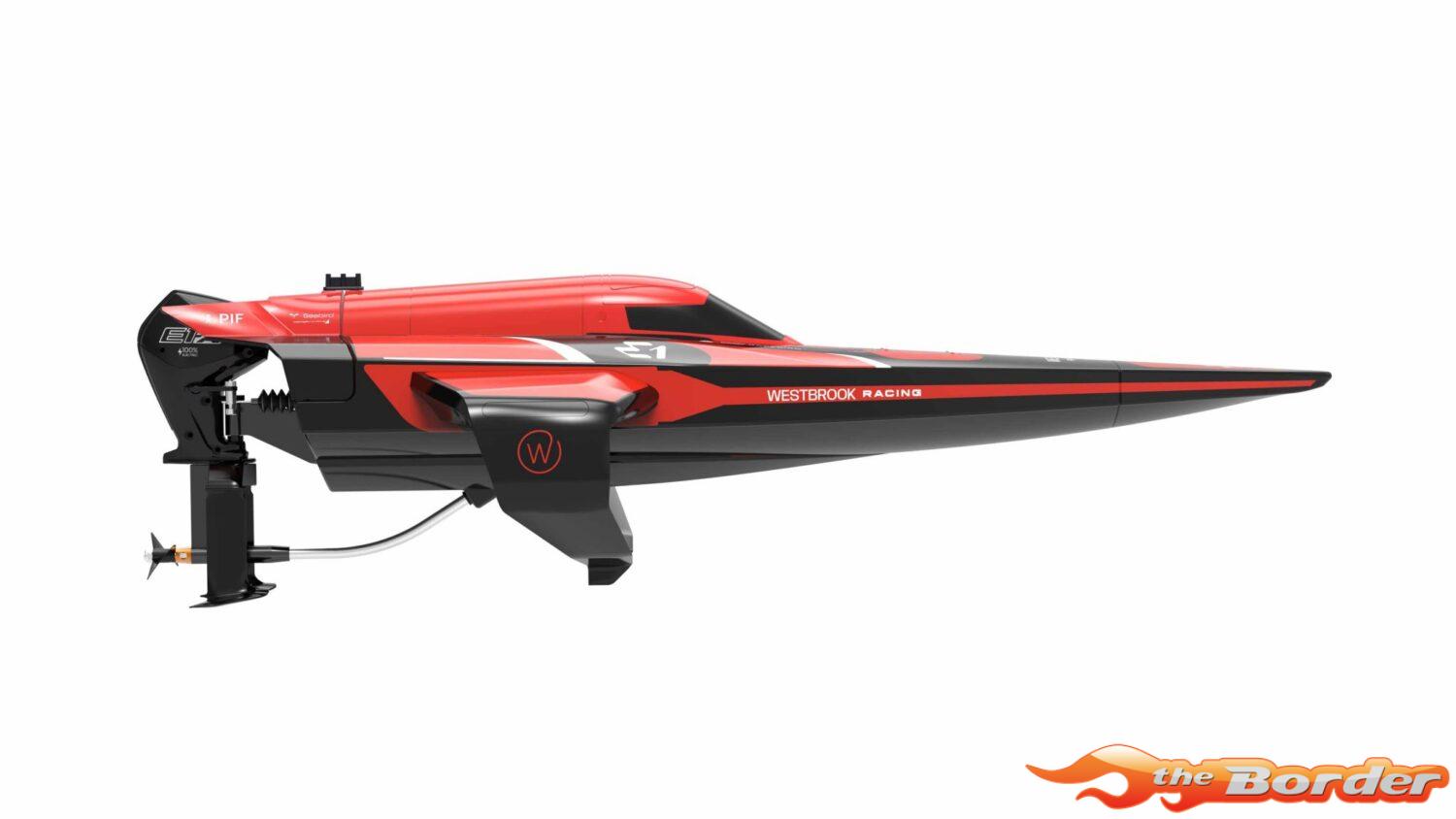 Joysway E1 RaceBird 545mm RTR Hydrofoil Boat Team Westbrook JW8608WESTBROOK - Afbeelding 7