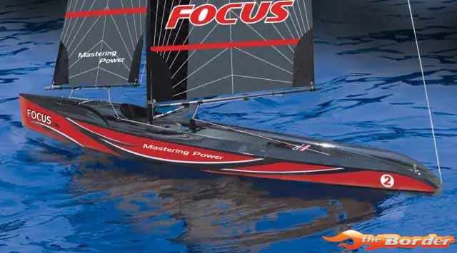Joysway Focus III 995mm RTR Sailboat Red JW8812V3R - Afbeelding 5