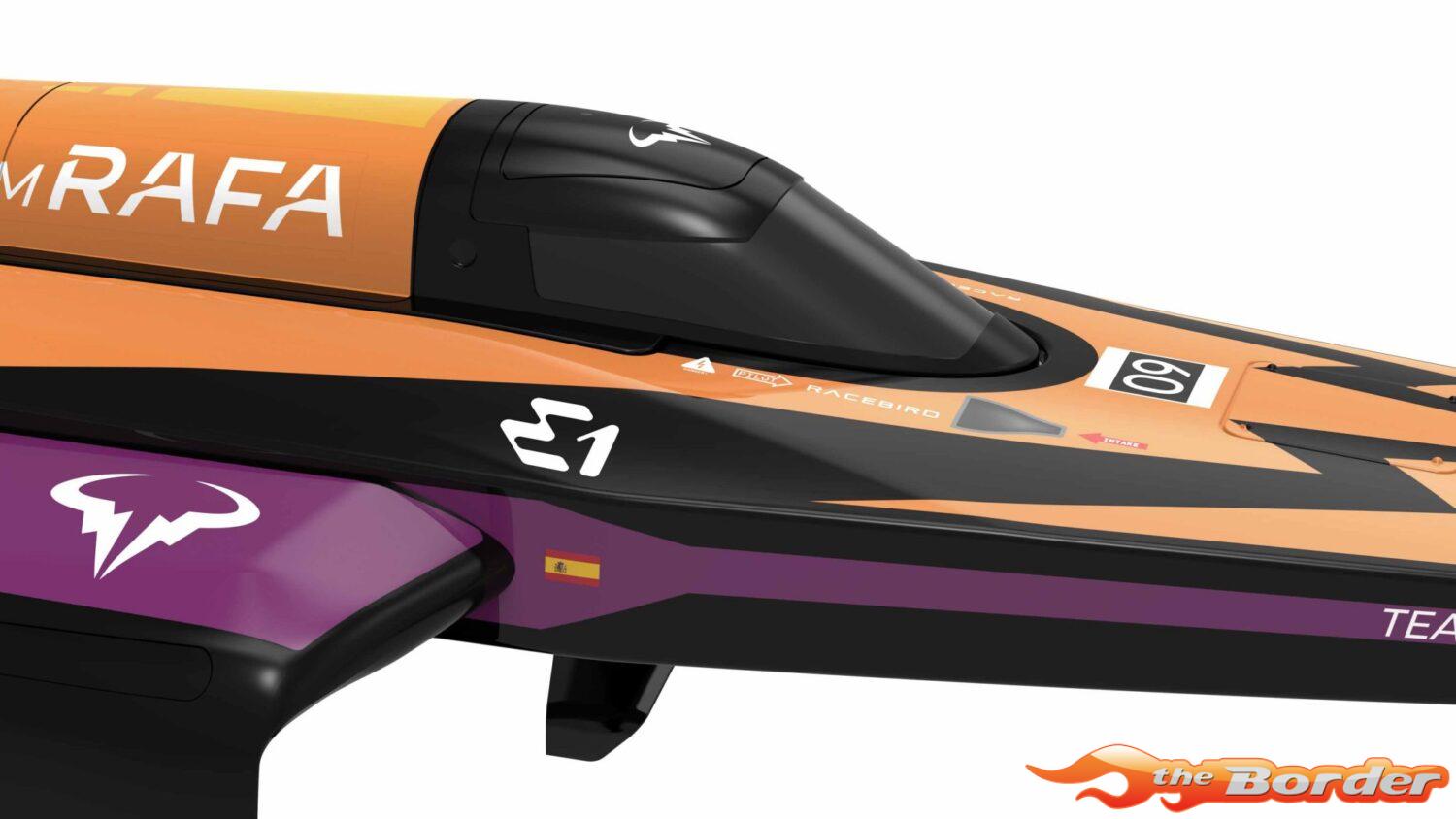 Joysway E1 RaceBird 545mm RTR Hydrofoil Boat Team RAFA JW8608RAFA - Afbeelding 4