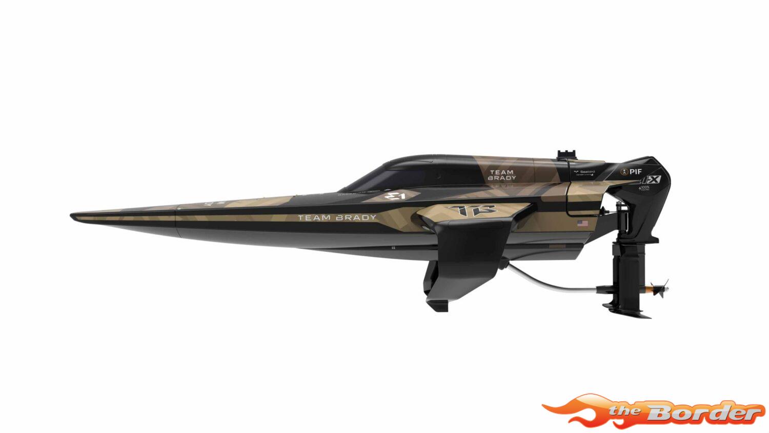 Joysway E1 RaceBird 545mm RTR Hydrofoil Boat Team Brady JW8608BRADY - Afbeelding 6