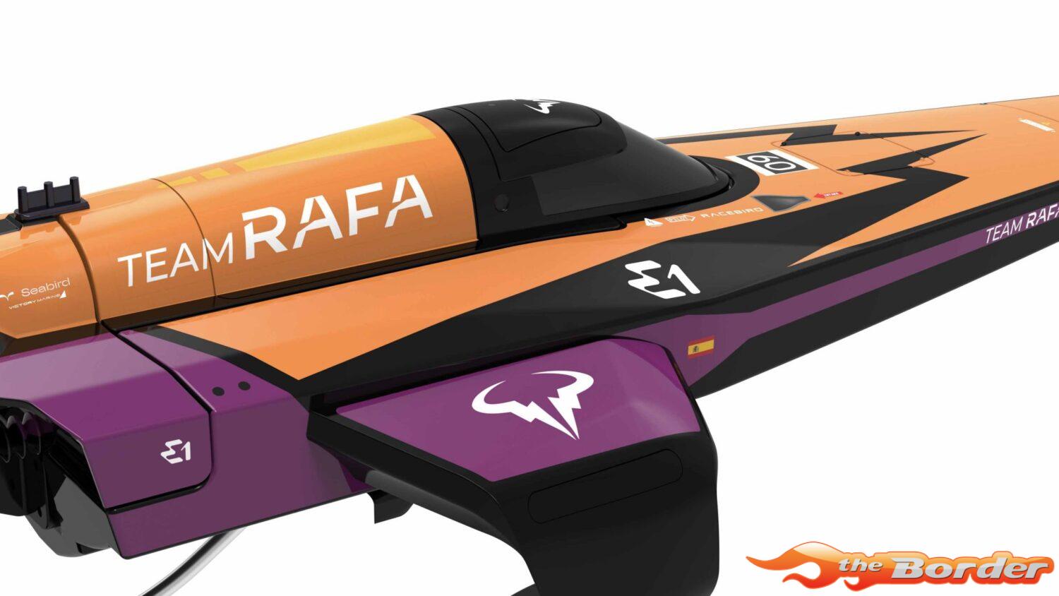 Joysway E1 RaceBird 545mm RTR Hydrofoil Boat Team RAFA JW8608RAFA - Afbeelding 6