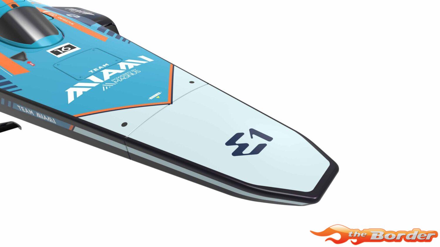 Joysway E1 RaceBird 545mm RTR Hydrofoil Boat Team MIAMI JW8608MIAMI - Afbeelding 8