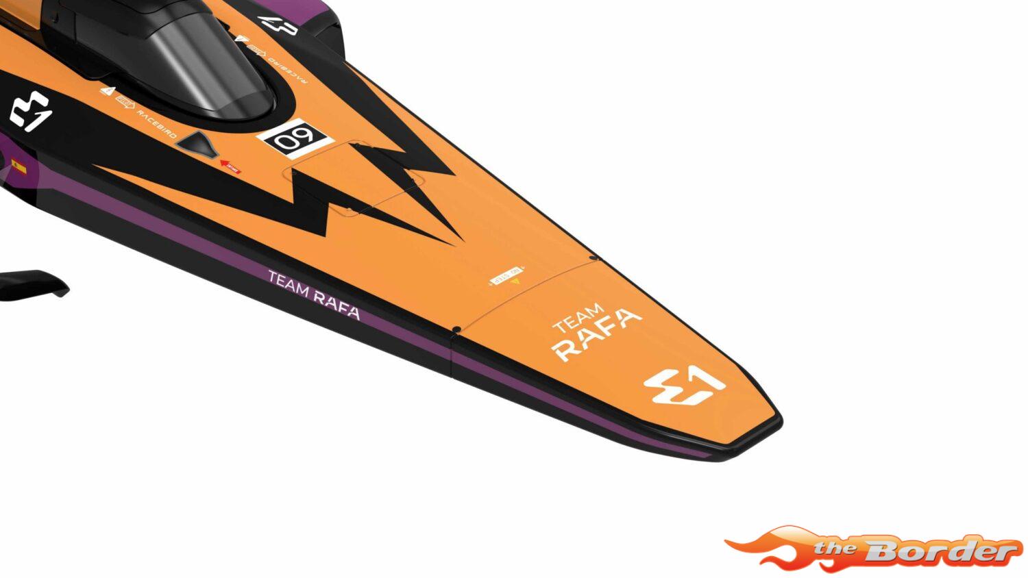 Joysway E1 RaceBird 545mm RTR Hydrofoil Boat Team RAFA JW8608RAFA - Afbeelding 3