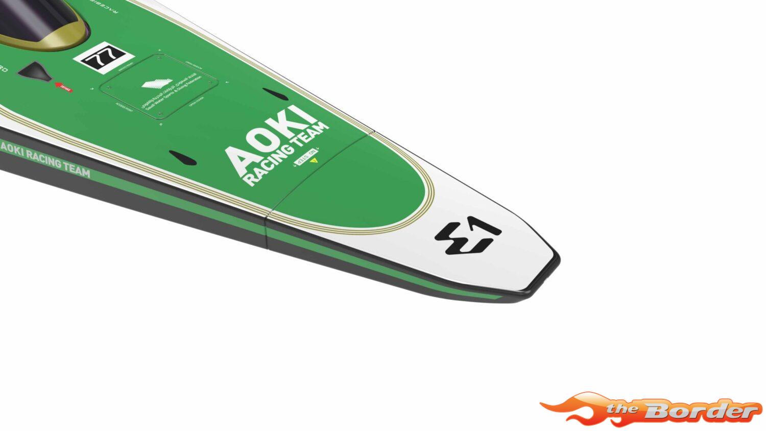 Joysway E1 RaceBird 545mm Brushless Hydrofoil Boat Team Aoki JW8608AOKI - Afbeelding 6