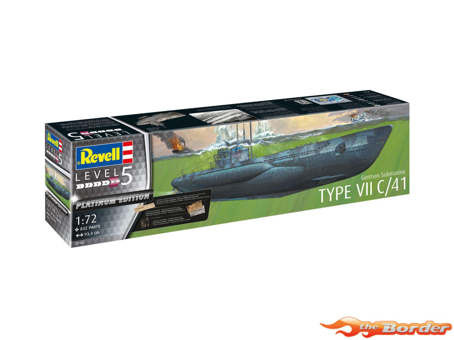 Revell German Submarine Type VII C/41 1/72 Modelbouwpakket 05163 - Afbeelding 6