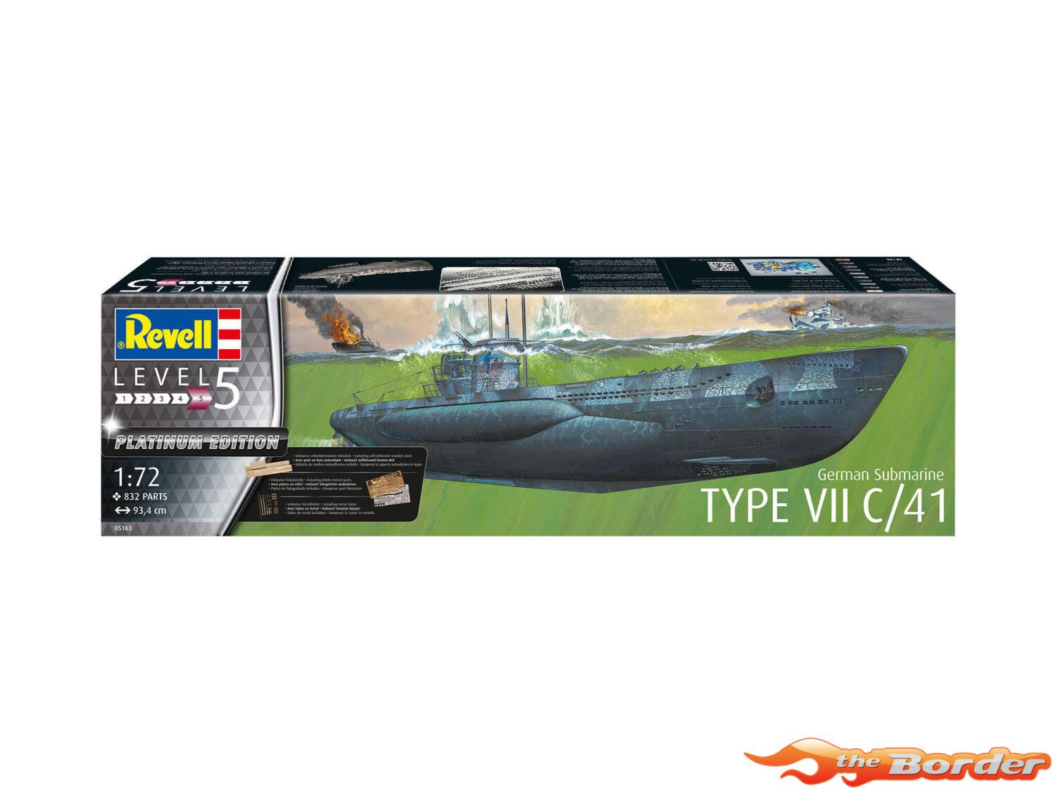 Revell German Submarine Type VII C/41 1/72 Modelbouwpakket 05163 - Afbeelding 14