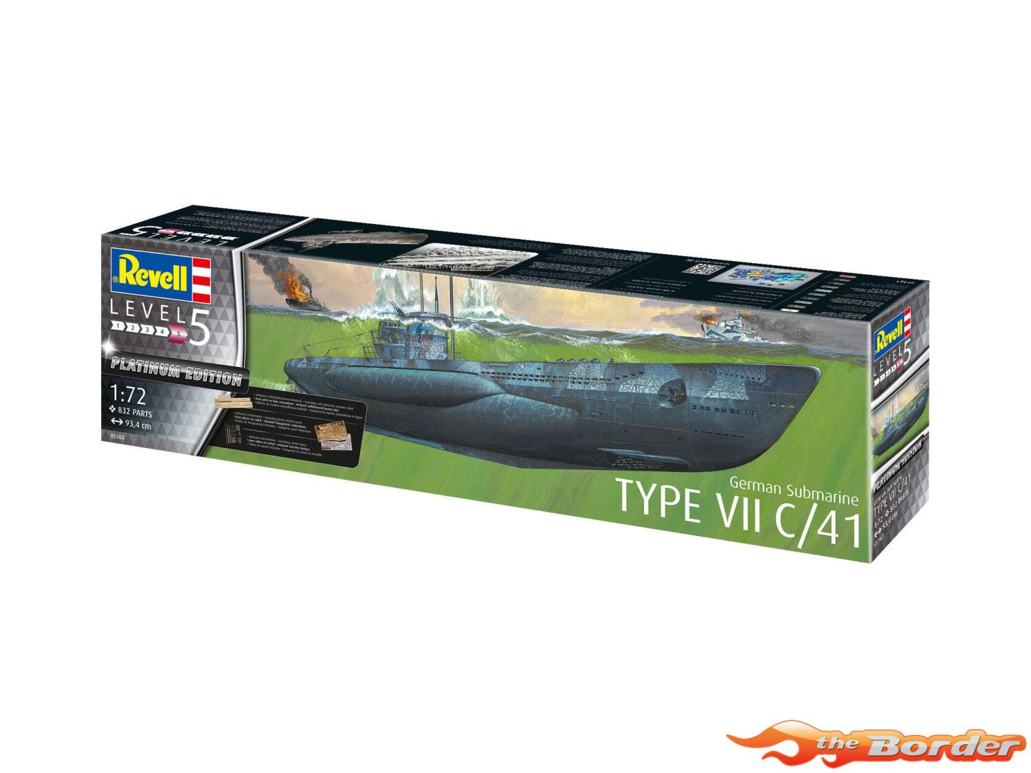 Revell German Submarine Type VII C/41 1/72 Modelbouwpakket 05163 - Afbeelding 15