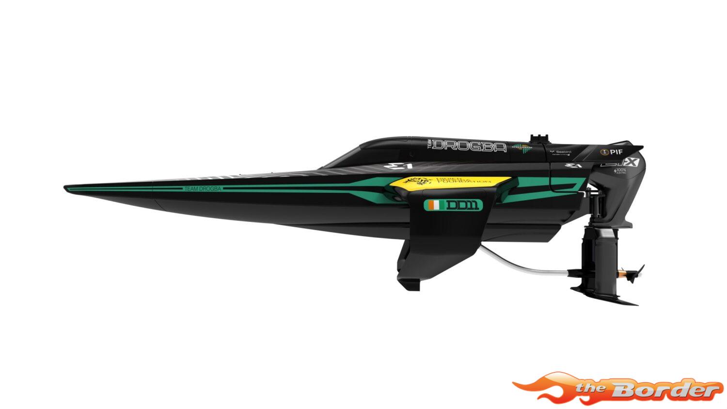 Joysway E1 RaceBird 545mm RTR Hydrofoil Boat Team DROGBA JW8608DROGBA - Afbeelding 7
