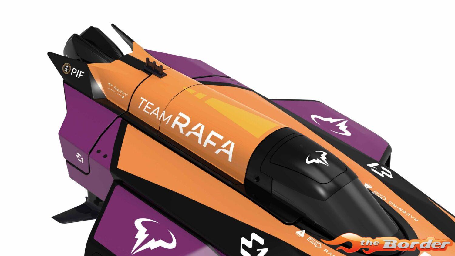 Joysway E1 RaceBird 545mm RTR Hydrofoil Boat Team RAFA JW8608RAFA - Afbeelding 7