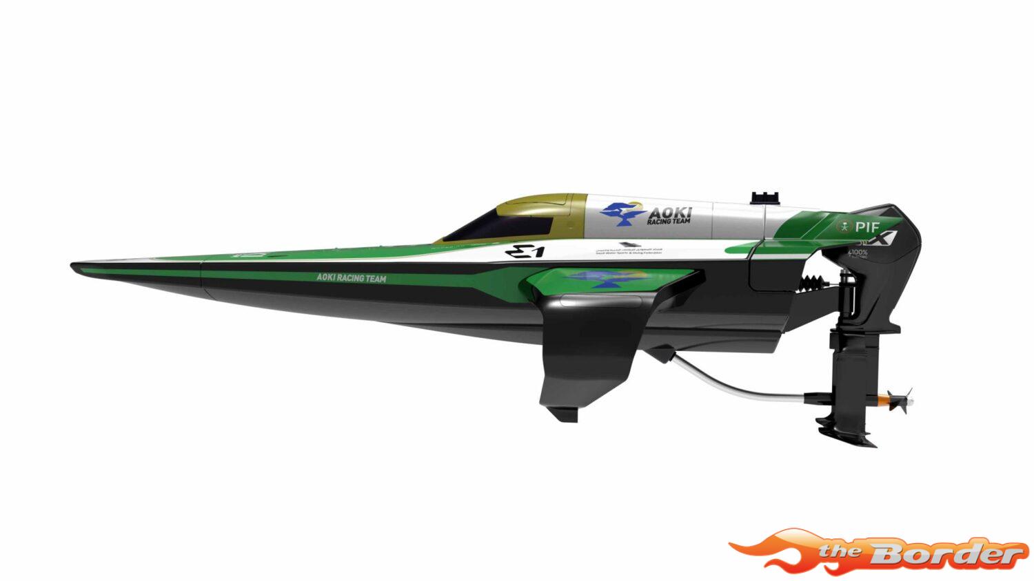 Joysway E1 RaceBird 545mm Brushless Hydrofoil Boat Team Aoki JW8608AOKI - Afbeelding 10