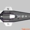 Joysway E1 RaceBird 545mm RTR Hydrofoil Boat White JW8608W - Afbeelding 2