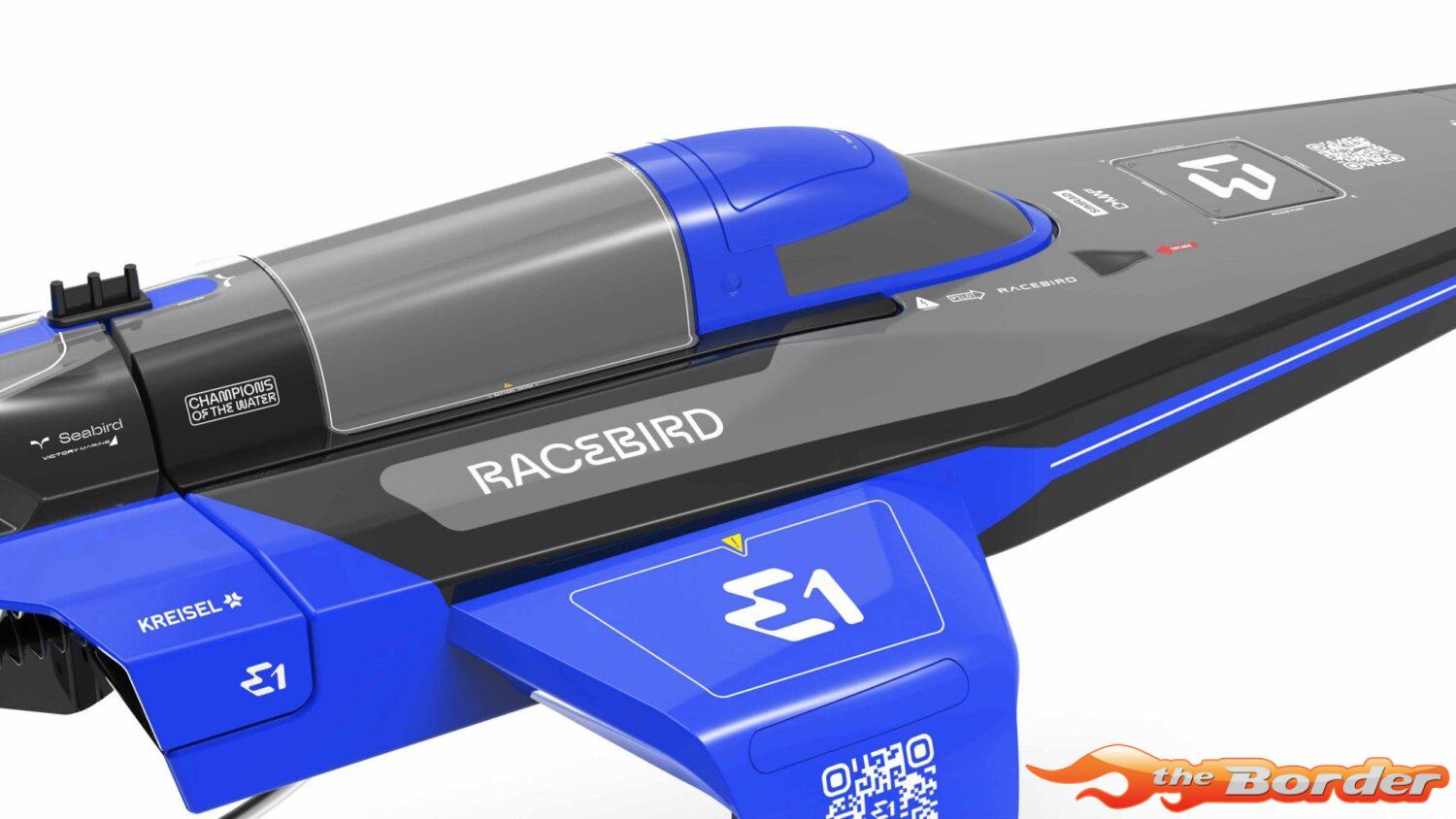 Joysway E1 RaceBird 545mm RTR Hydrofoil Boat Blue JW8608B - Afbeelding 5