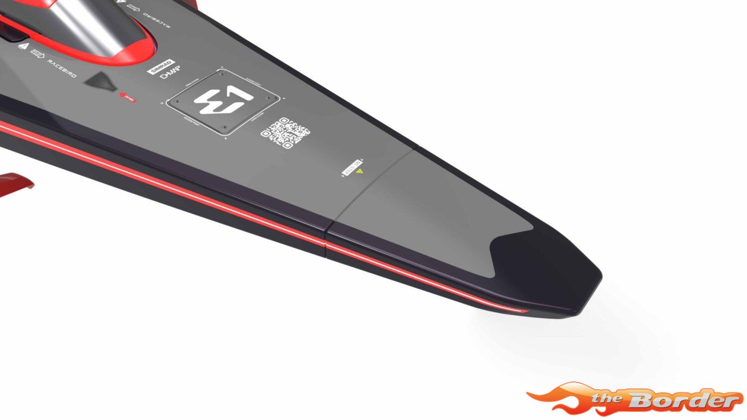Joysway E1 RaceBird 545mm RTR Hydrofoil Boat Red JW8608C - Afbeelding 9