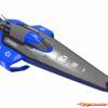 Joysway E1 RaceBird 545mm RTR Hydrofoil Boat Blue JW8608B - Afbeelding 7