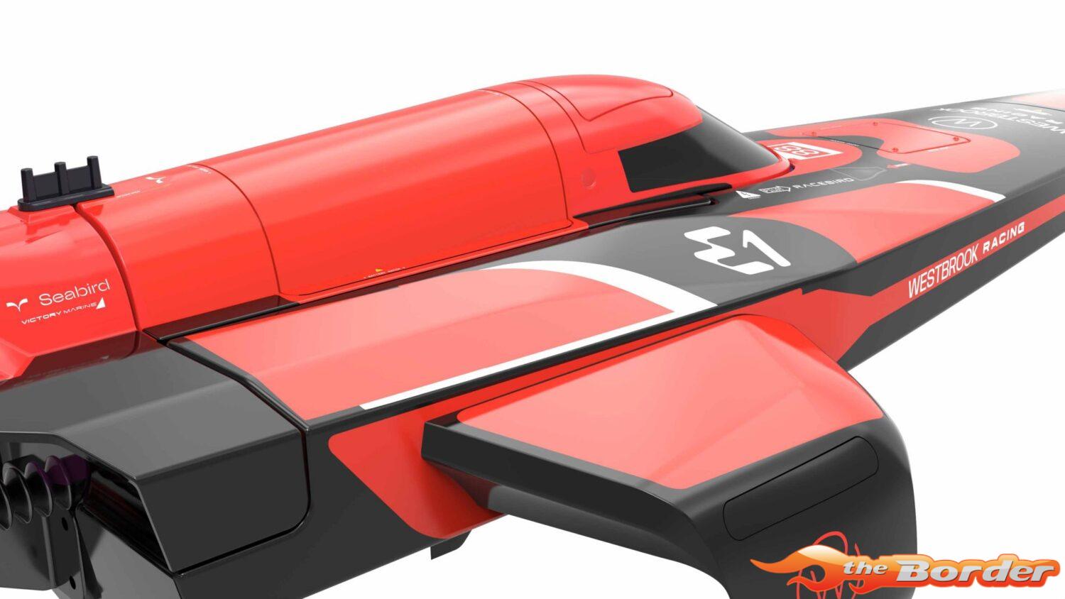 Joysway E1 RaceBird 545mm RTR Hydrofoil Boat Team Westbrook JW8608WESTBROOK - Afbeelding 4