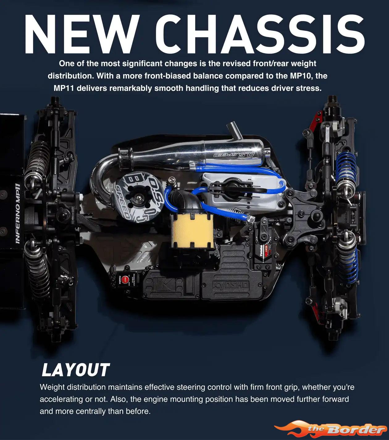 Kyosho Inferno MP11 TKI3 1/8 4WD Buggy Kit 33028B - Afbeelding 15