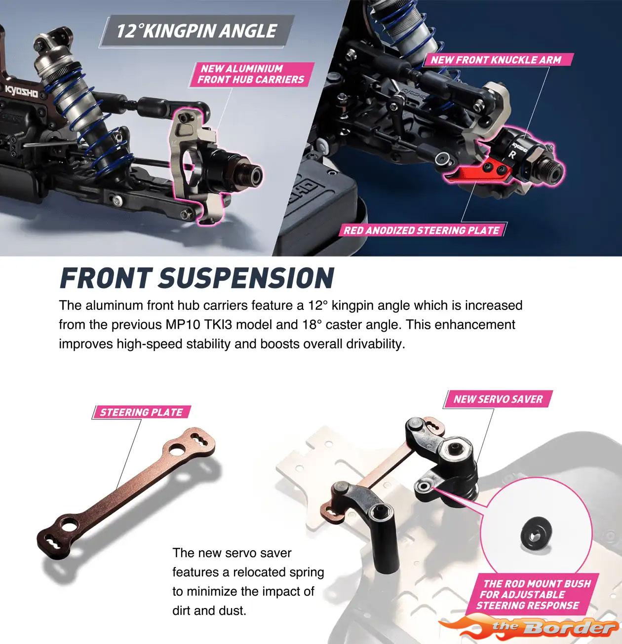 Kyosho Inferno MP11 TKI3 1/8 4WD Buggy Kit 33028B - Afbeelding 9