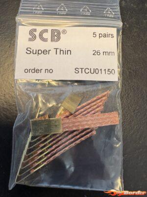 SCB Super Thin sleeper (5 Pairs) Guide for 124 Cars