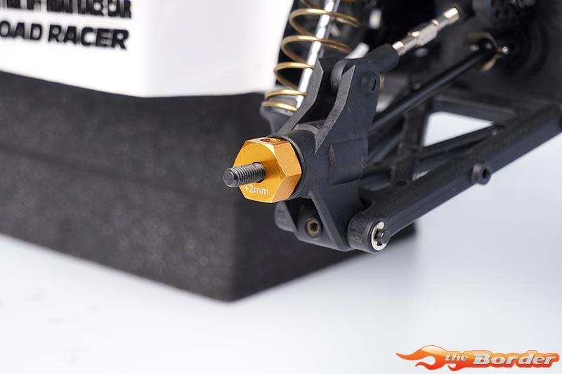 Koswork Wheel Hub +2mm for Kyosho Optima Serie KOS04308 - Afbeelding 3