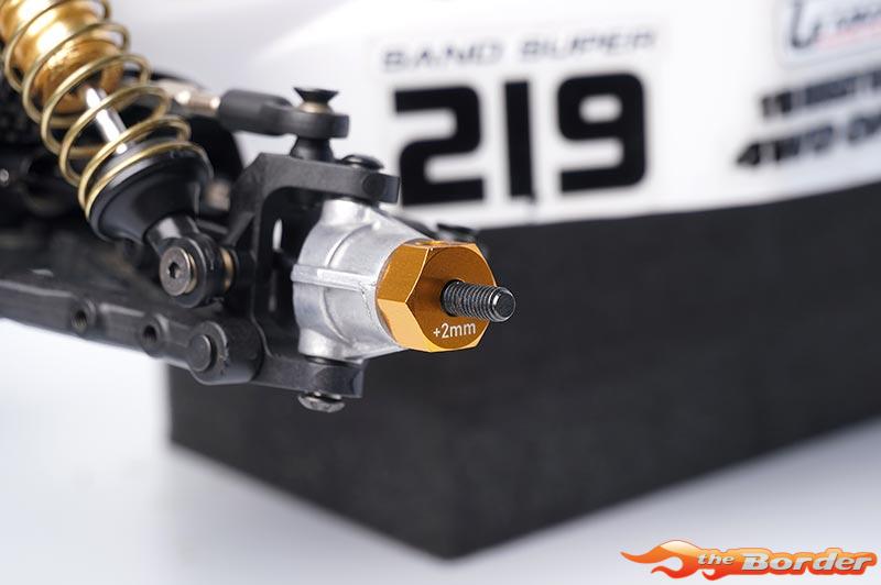 Koswork Wheel Hub +2mm for Kyosho Optima Serie KOS04308 - Afbeelding 4