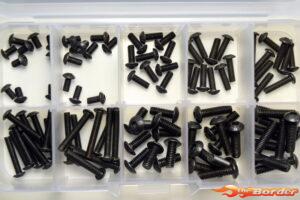 Absima 1/10 Mix Set Button Head 100pcs mix 3020004